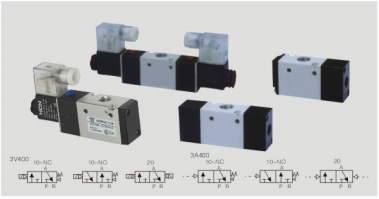 3V400 3A400系列三口二位电磁阀 气控阀